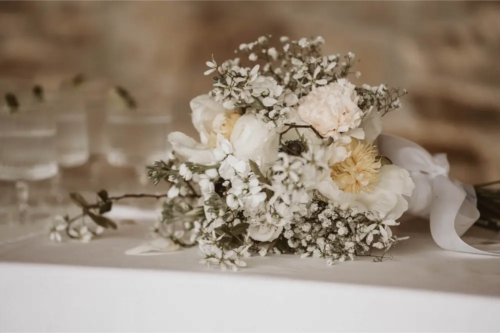 Gut Ostenwalde Hochzeit Brautstrauß