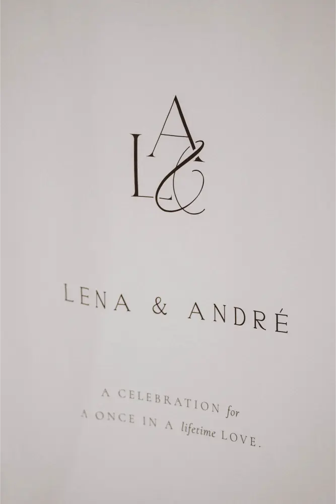 Gut Ostenwalde Hochzeit Schild Andre und Lena