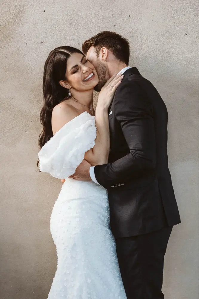 Gut Ostenwalde Hochzeit Schönes Bild vom Brautpaar